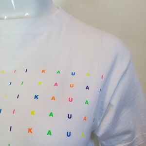 Vintage 90s White Florescent Hawaii Tourist Tee
